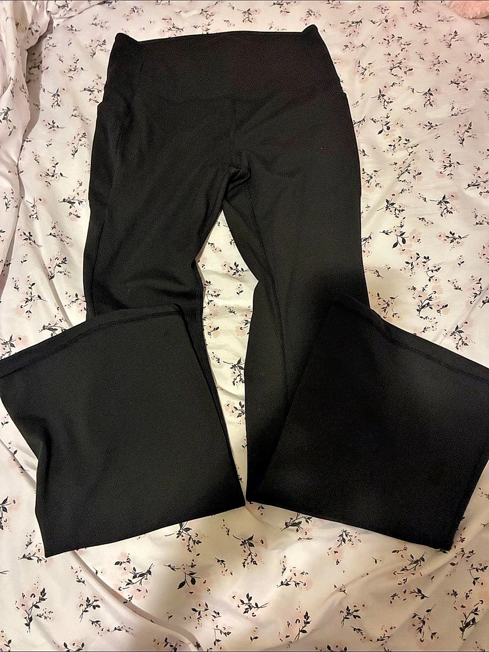 In Good State High-Waist Flare Yoga Pants Black Small
